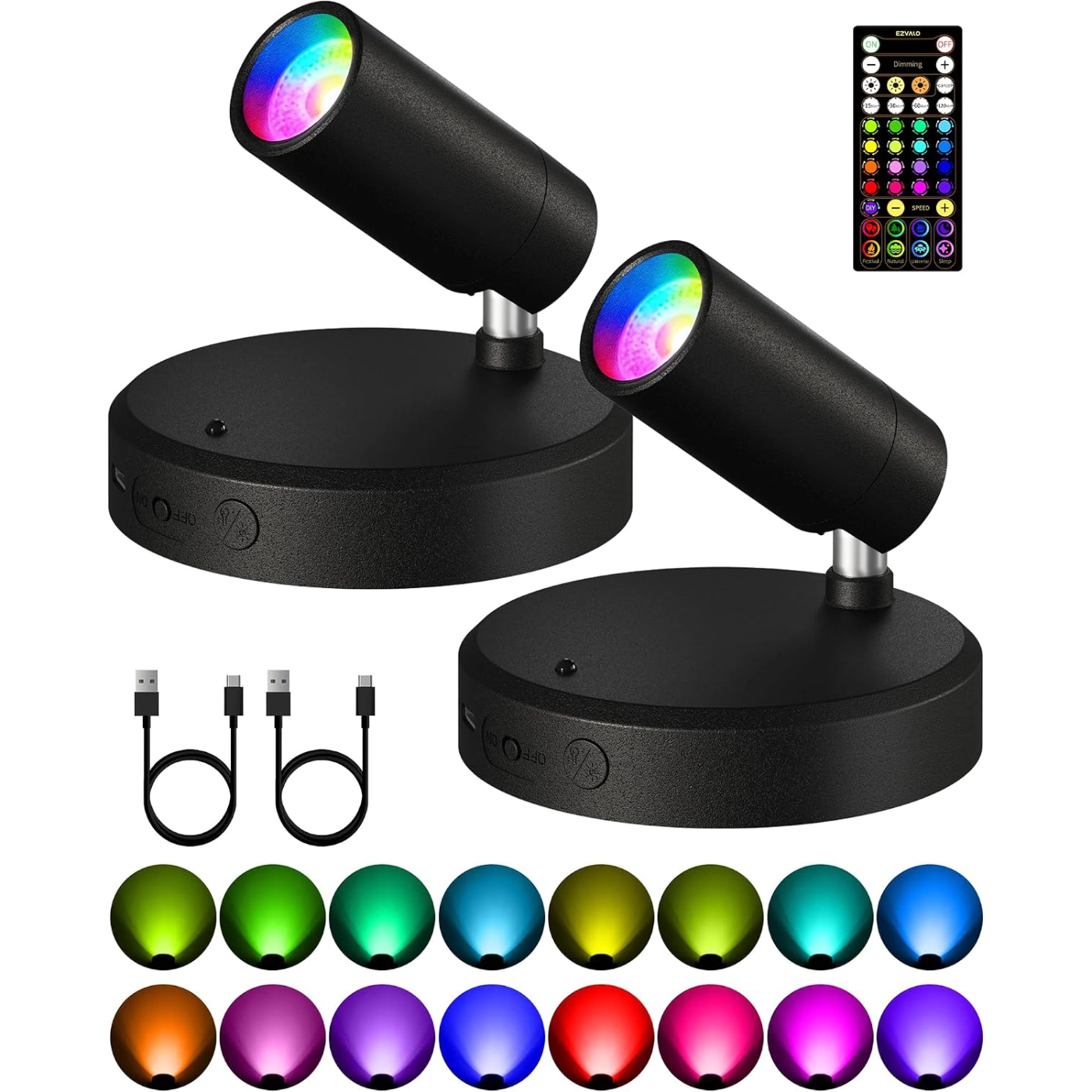 EZVALO ODIN RGB Spotlights