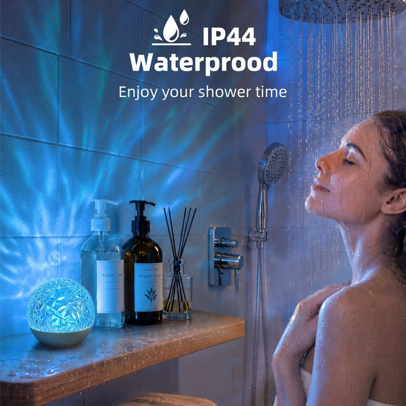EZVALO Spa-Like RGB Shower Lamp