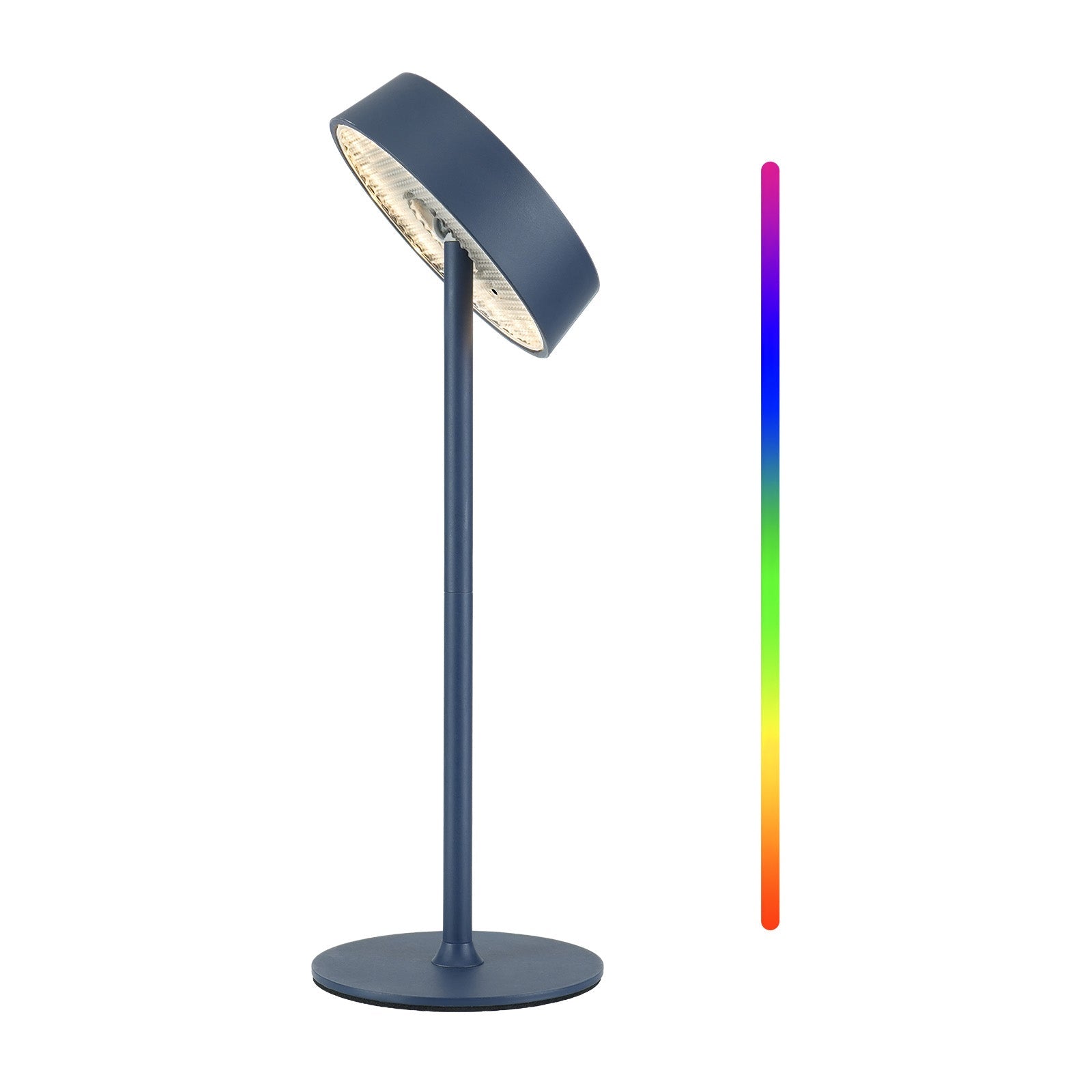 Cordless Lamp, Rechargeable Table Lamp, Battery Operated, RGB Dimmable Touch Control, 3 Color Temperatures, LED Memory Function, Portable Outdoor Waterproof Desk Lamp, Restaurant Dining Patio Kitchen - EZVALO