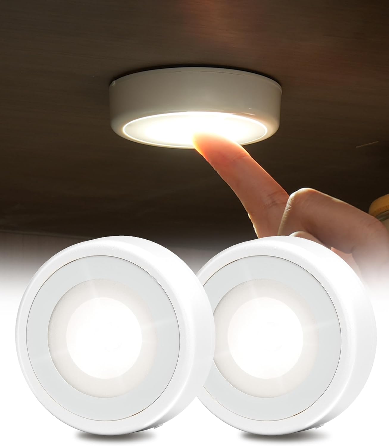 WIRELESS LED MOTION SENSOR NIGHT LIGHT FOR INDOOR BEDROOM - 11.8