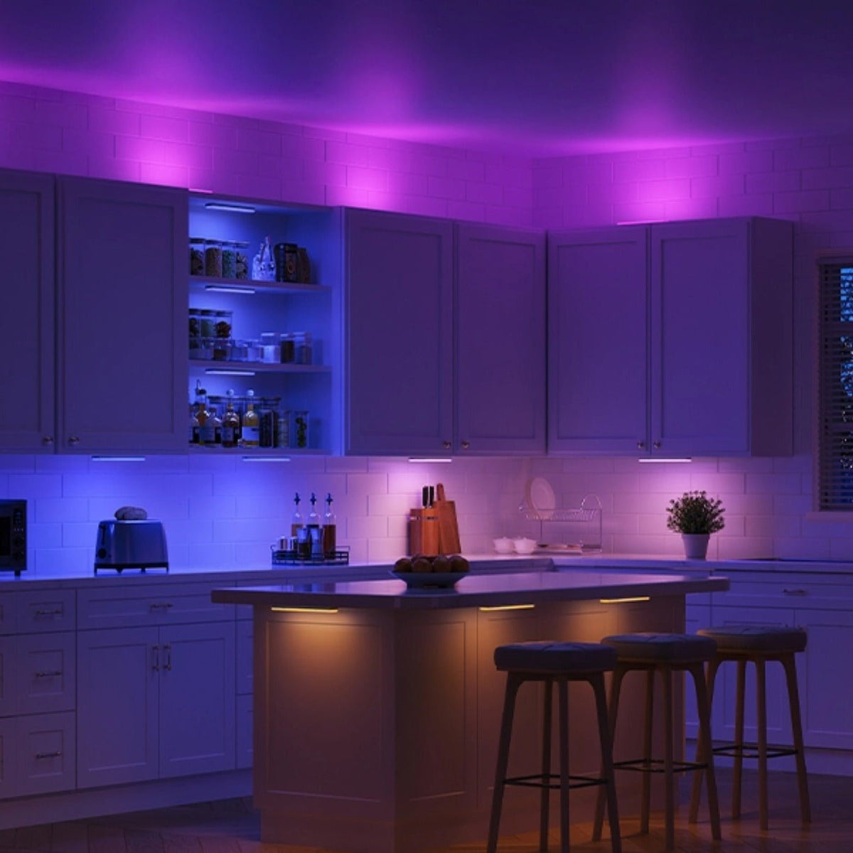 EZVALO RGB Under Cabinet Lighting Combo - EZVALO