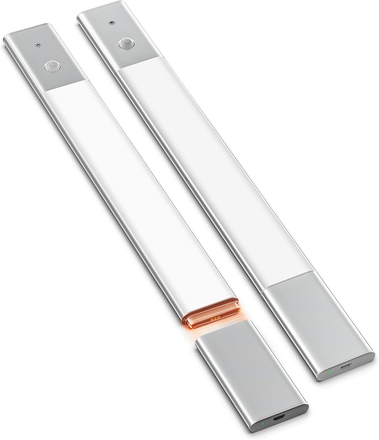 EZVALO Under Cabinet Lighting, 2200mAh Closet Lights with 2 Extra Batteries, 3 Color Temps Motion Sensor Lights Indoor, LED Lights for Closet, Pantry, Kitchen - EZVALO