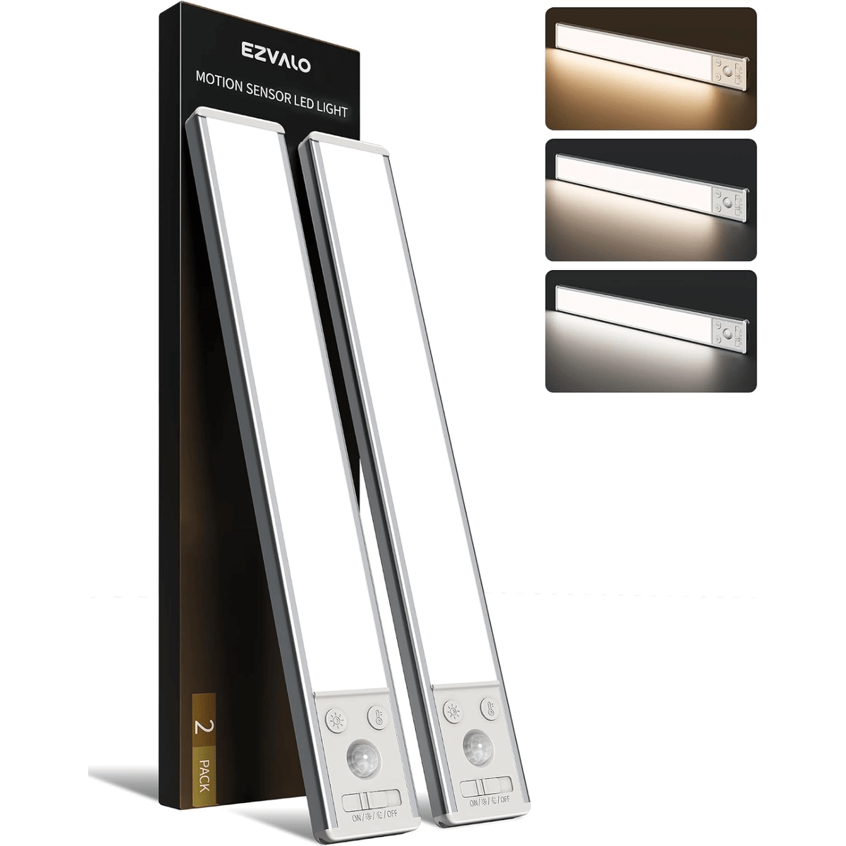 EZVALO ZEUS Under Cabinet Lighting (2 Pack) - EZVALO