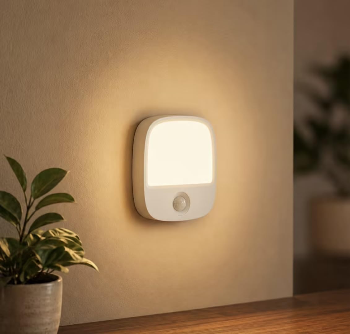EZVALO Rechargeable Motion Sensor Night Lights,Magnetic Stick-On LED Lights, 3 Color Temperatures, 10%-100% Dimming & Memory, 1000mAh Light for Closet, Bedroom, Hallway, Stairs, Bathroom