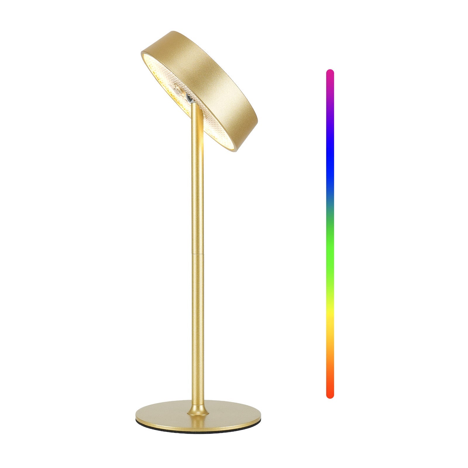 Cordless Lamp, Rechargeable Table Lamp, Battery Operated, RGB Dimmable Touch Control, 3 Color Temperatures, LED Memory Function, Portable Outdoor Waterproof Desk Lamp, Restaurant Dining Patio Kitchen - EZVALO