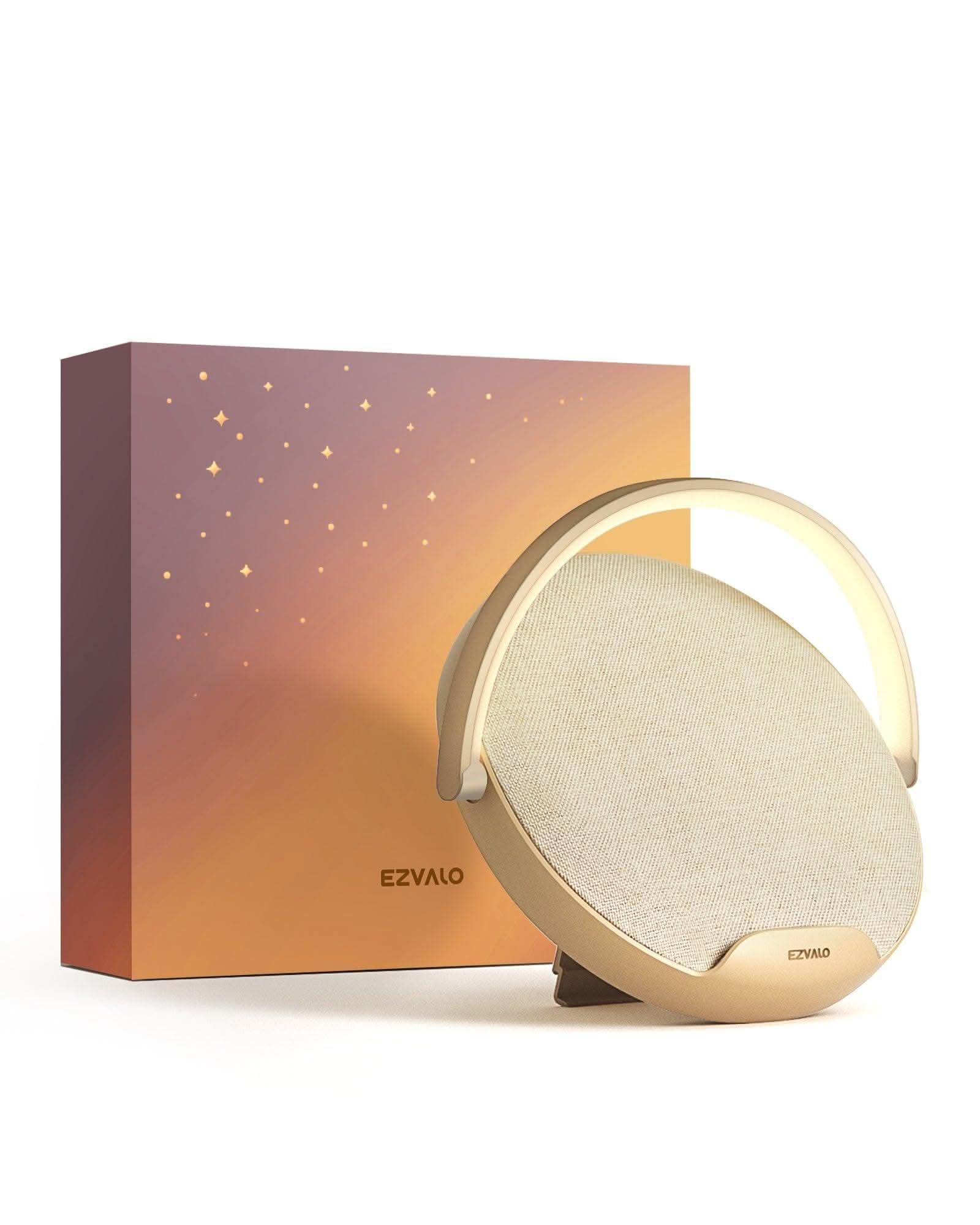 EZVALO 4 in 1 Portable Bedside Lamp Bluetooth Speaker - EZVALO