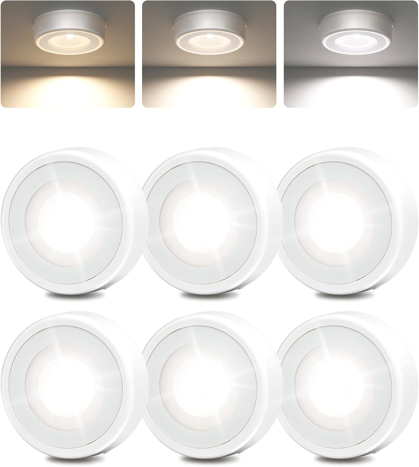 WIRELESS LED MOTION SENSOR NIGHT LIGHT FOR INDOOR BEDROOM - 11.8