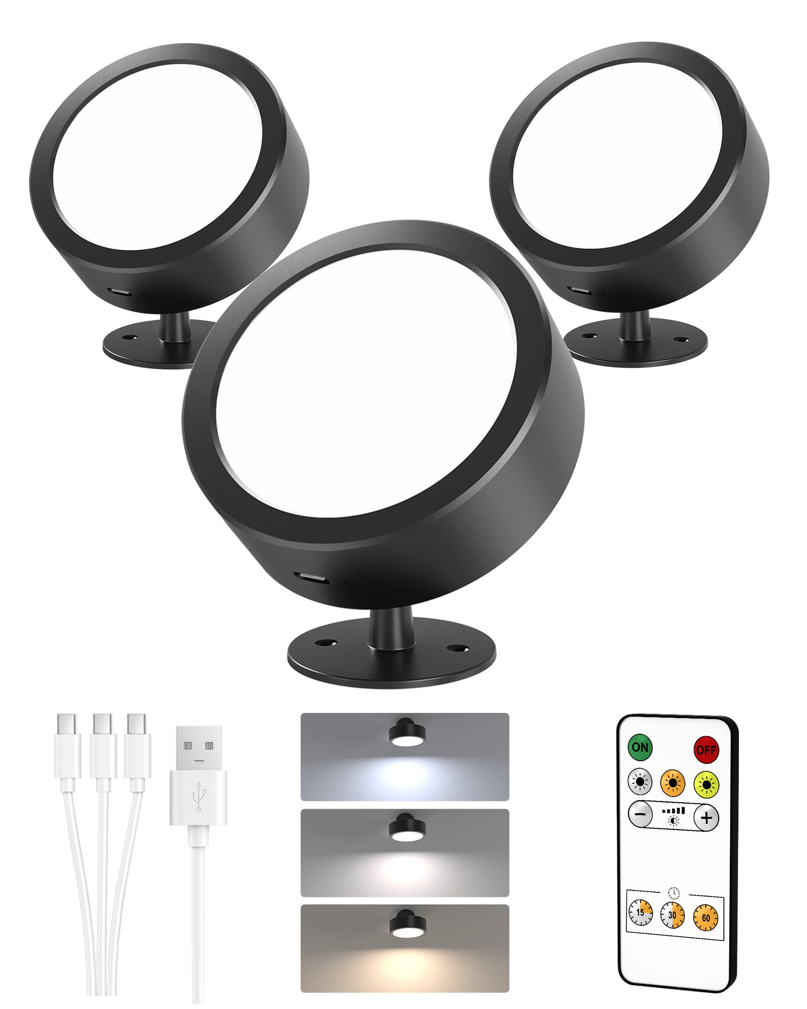 EZVALO LED Wall Mounted Lights 3 - pack*10 - EZVALO