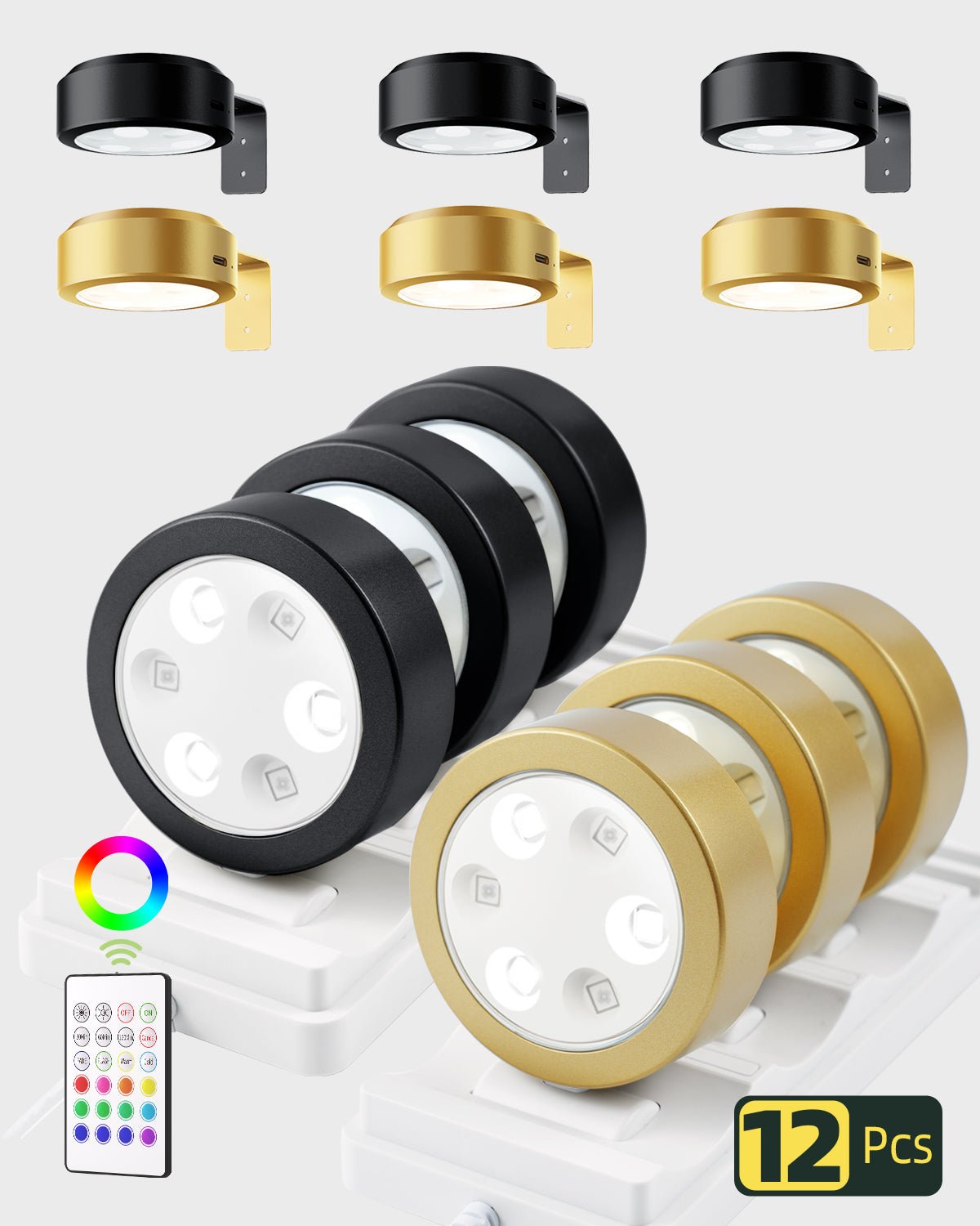 EZVALO RGB Picture Lights for Wall with Charging Station - EZVALO