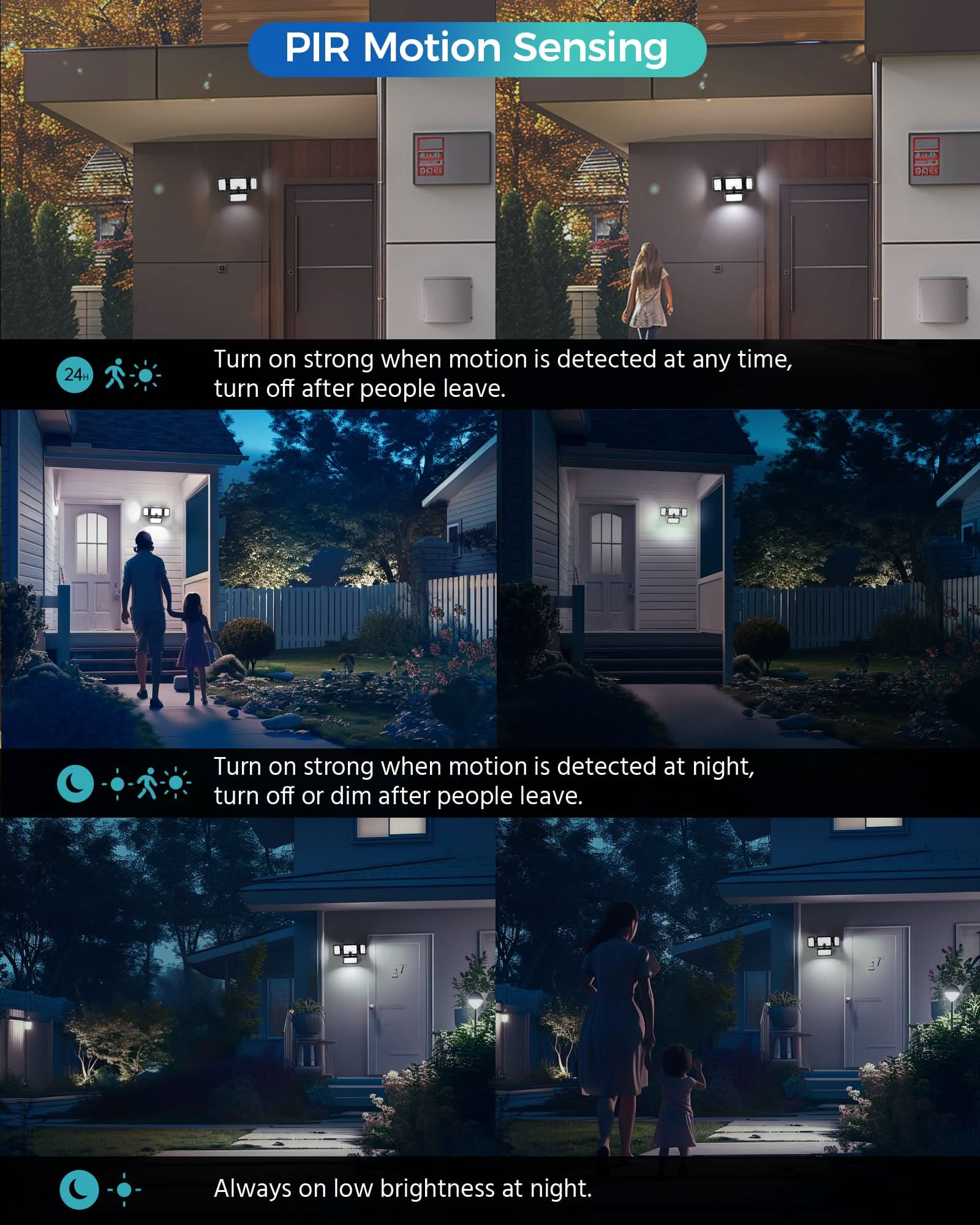 Waterproof Solar Outdoor Lights for Yard - EZVALO
