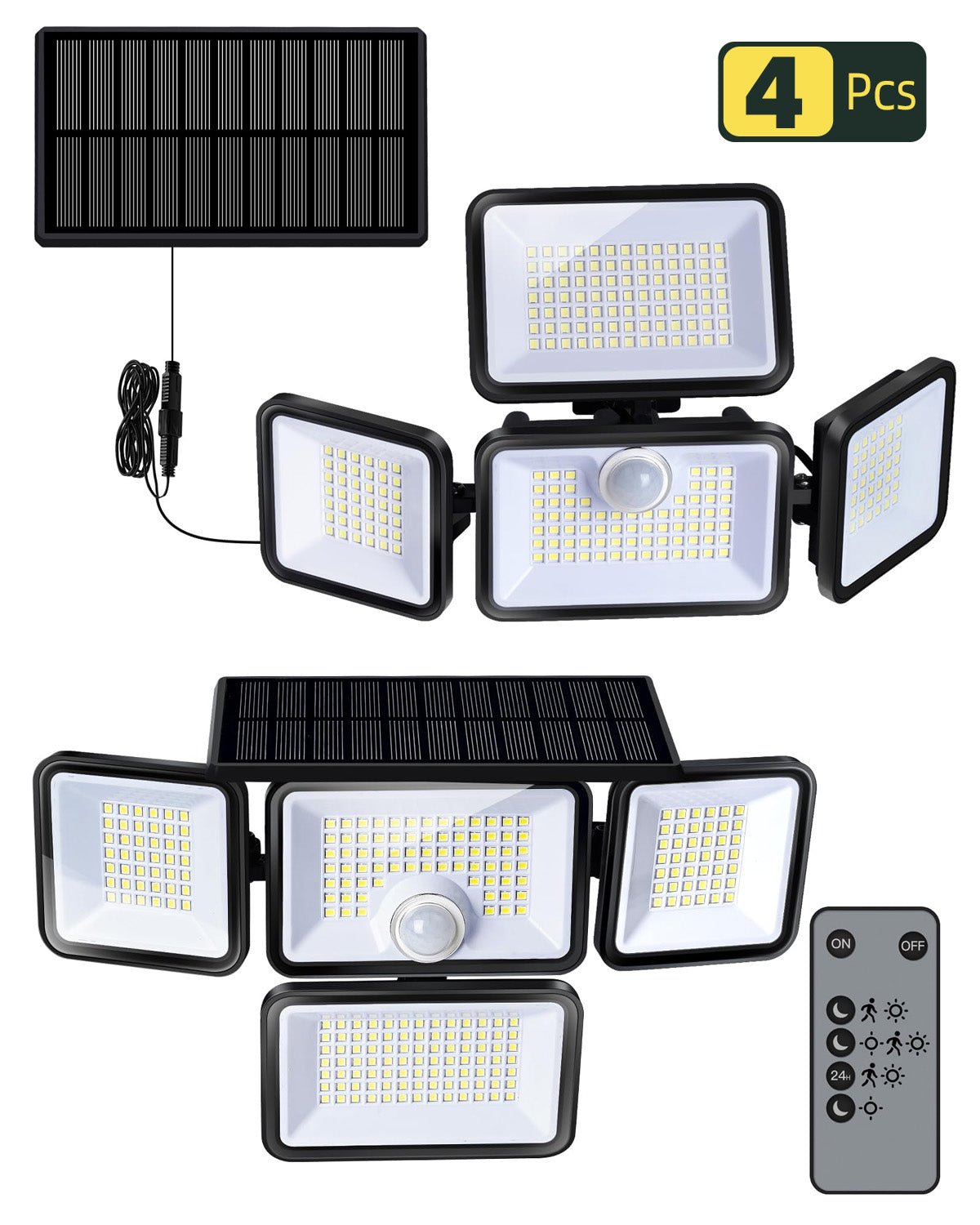 Waterproof Solar Outdoor Lights for Yard - EZVALO