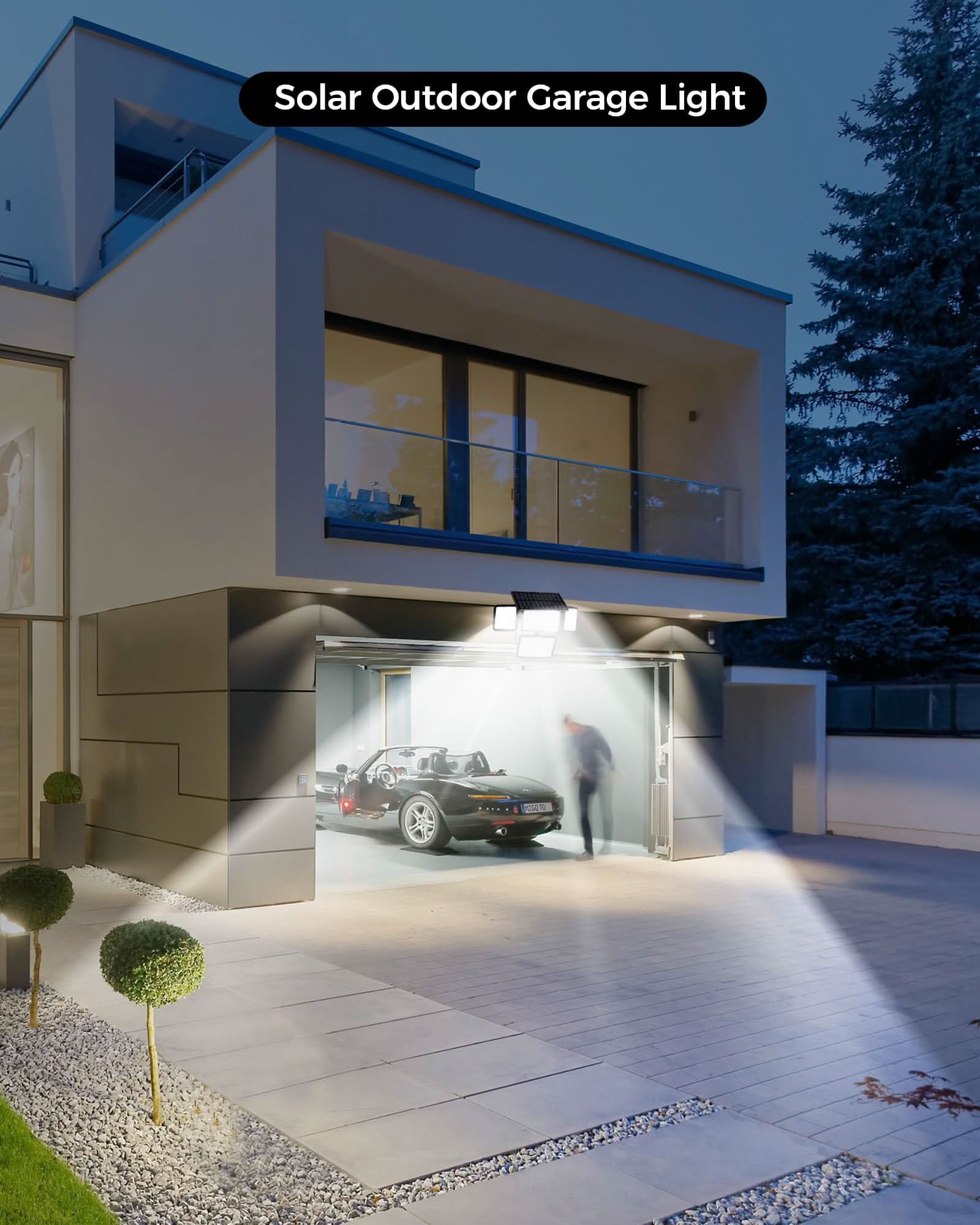 Waterproof Solar Outdoor Lights for Yard - EZVALO
