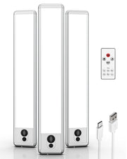 EZVALO EzLumiBar Lite+ UC Lights Wireless LED Closet Light, Motion Sensor, 5300K Dimmable Remote