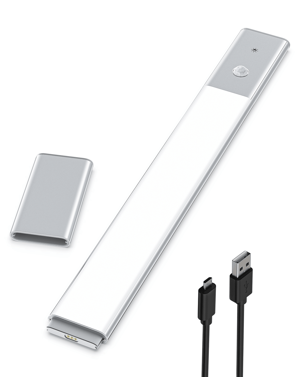 EZVALO EzLumiBar Air Rechargeable Motion Sensor Cabinet Light 5000K - 15.74" Aluminum